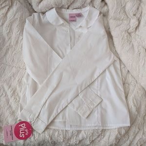IZOD Girls white dress shirt